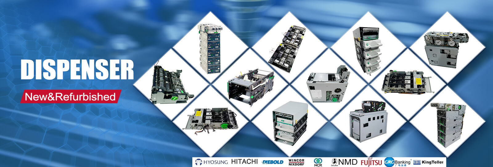 Diebold Partes de caixas automáticas