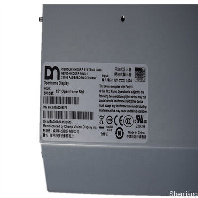 01750295079 1750295079 peças Wincor 280 Diebold Opteva 15" da máquina do ATM monitor de Openframe STD LCD