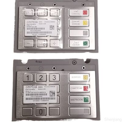 1750235003 SAU BR pinpad 1750255914 INT ASIA EPP V7 ESP 1750255914 KSA teclado ATM peças Diebold Nixdorf