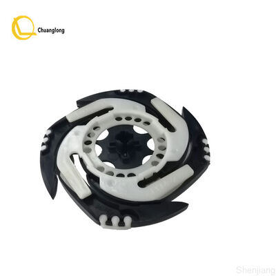 Mealheiro plástico 1750046771 01750046771 da máquina do ATM da roda do preto do empilhador da esquerda de Wincor Nixdorf XE das peças da máquina do ATM