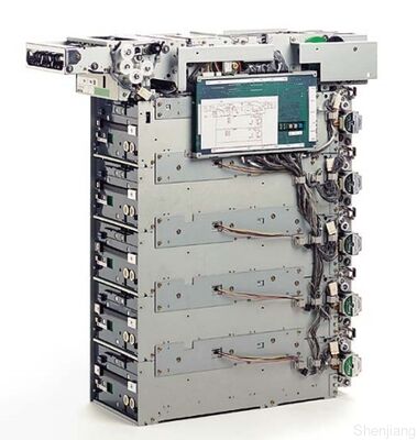 Dispensador de Mídia Multi Cassete Fujitsu F510 com até 6 Cassetes, Capacidade para 18.000 Notas Novas e Acesso de Serviço Frontal ou Traseiro