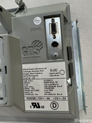 12.1 Inch Display G1200033 MORPHEUS SBCD12244TBS/12 009-0024946 0024946 Lista de peças NCR