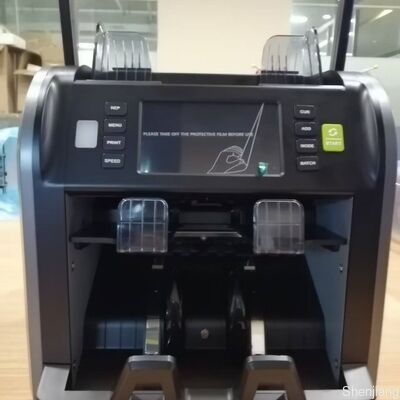 Detector portátil de notas multimoedas SJ668 com impressora e garantia vitalícia