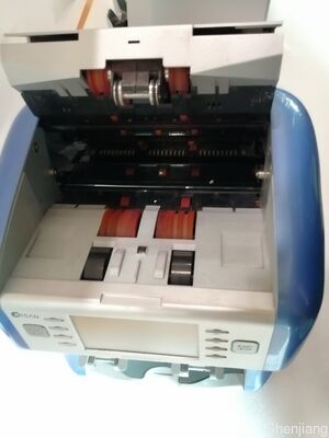 Máquina de Classificação de Notas Bancárias Kisan Contador de Dinheiro Detector Preto com Visor LED N16H05-Z15601