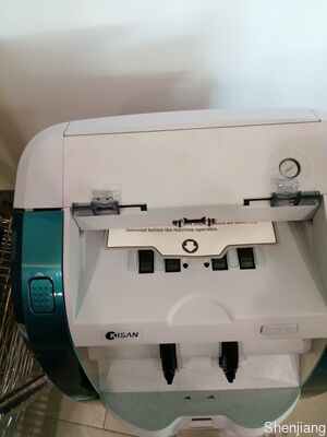 Máquina de Classificação de Notas Bancárias Kisan Contador de Dinheiro Detector Azul com Display LED Smart K3 S16E01-3659