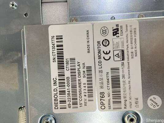 Novo Diebold ATN Peças DB Diebold ATM Peças LCD 15 polegadas Consumer Display 49-223841-000B 49223841000B