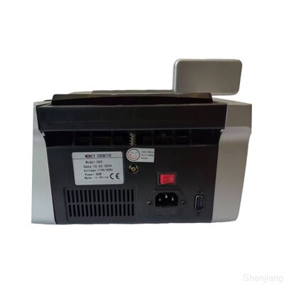 JUNUO C05 Máquina de Contagem de Dinheiro Detector Bancário Preto com Visor LED