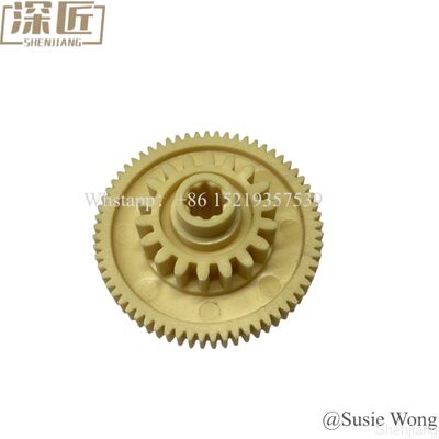 Novo original atm gear 1750002266 engrenagem 18t/65t bandeja de entrada de engrenagem 1750291697 kit de engrenagem diebold nixdorf dn 400 450