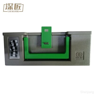 2040000217 NCR Capa de caixa de depuração fechada com fecho e punho Partes da máquina ATM para NCR S1 Rejeitar cassete 4450693308 445-0693308