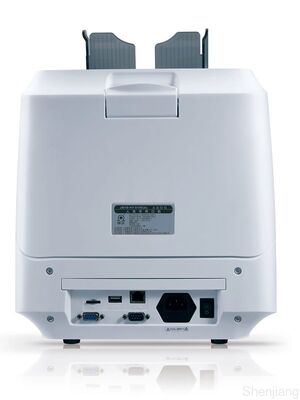 Contador misturado do dinheiro de 76 moedas da mistura com bolso dobro