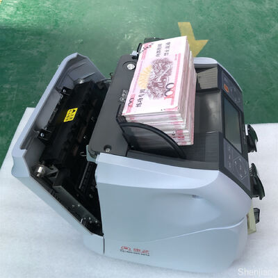 Máquina de classificação portátil da cédula de dois bolsos com o tela táctil de TFT de 4,3 polegadas